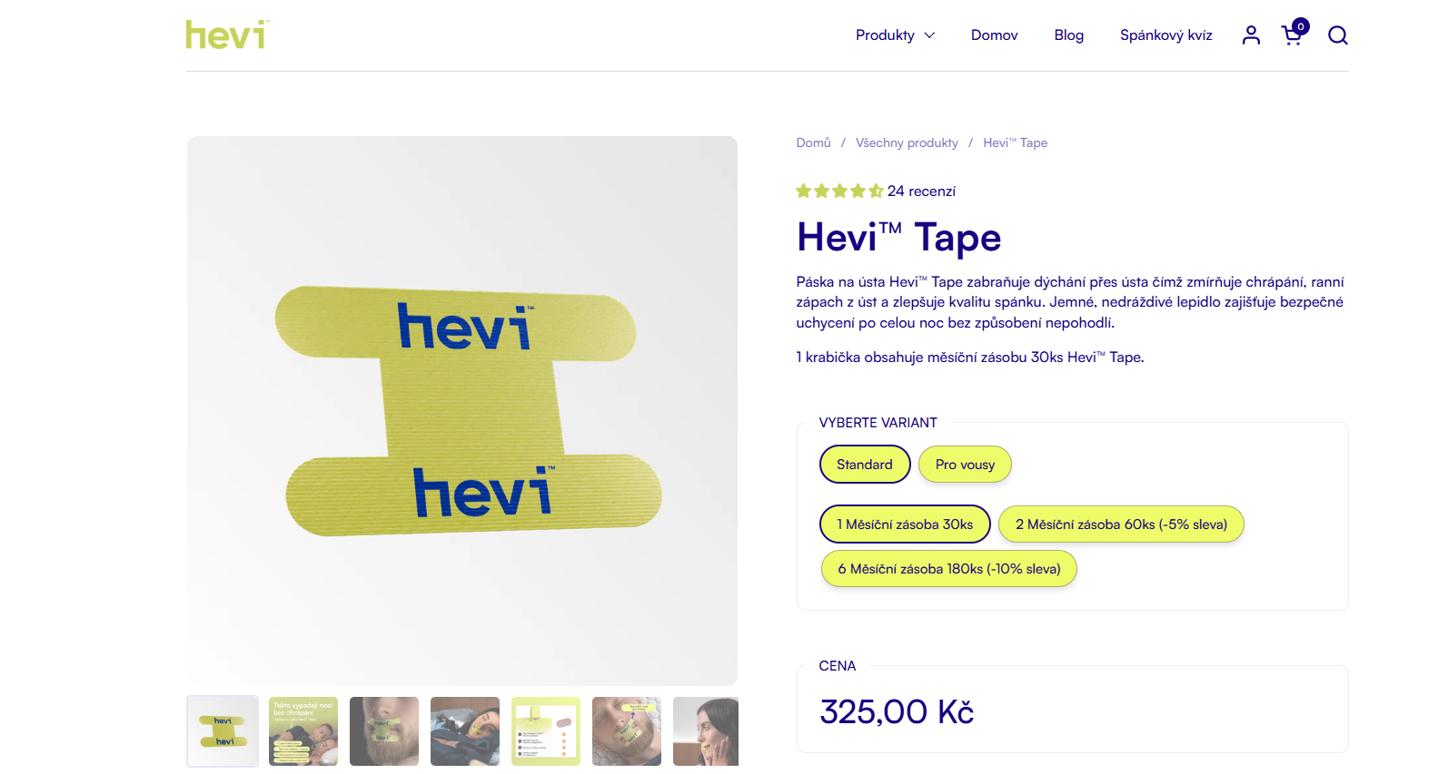 Hevi Tape moje recenze a zkušenosti logo