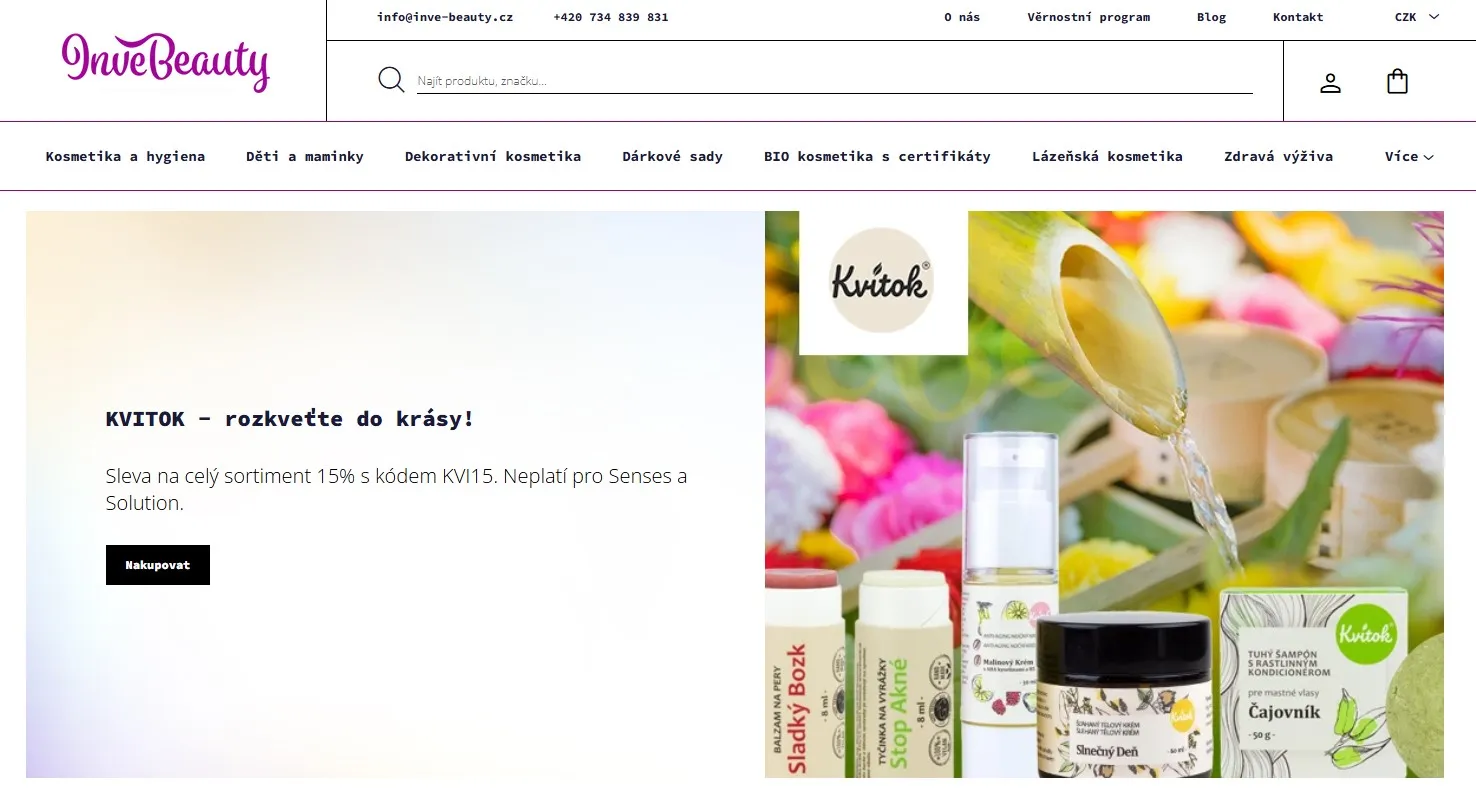 Kde najít bio kosmetiku? InveBeauty recenze