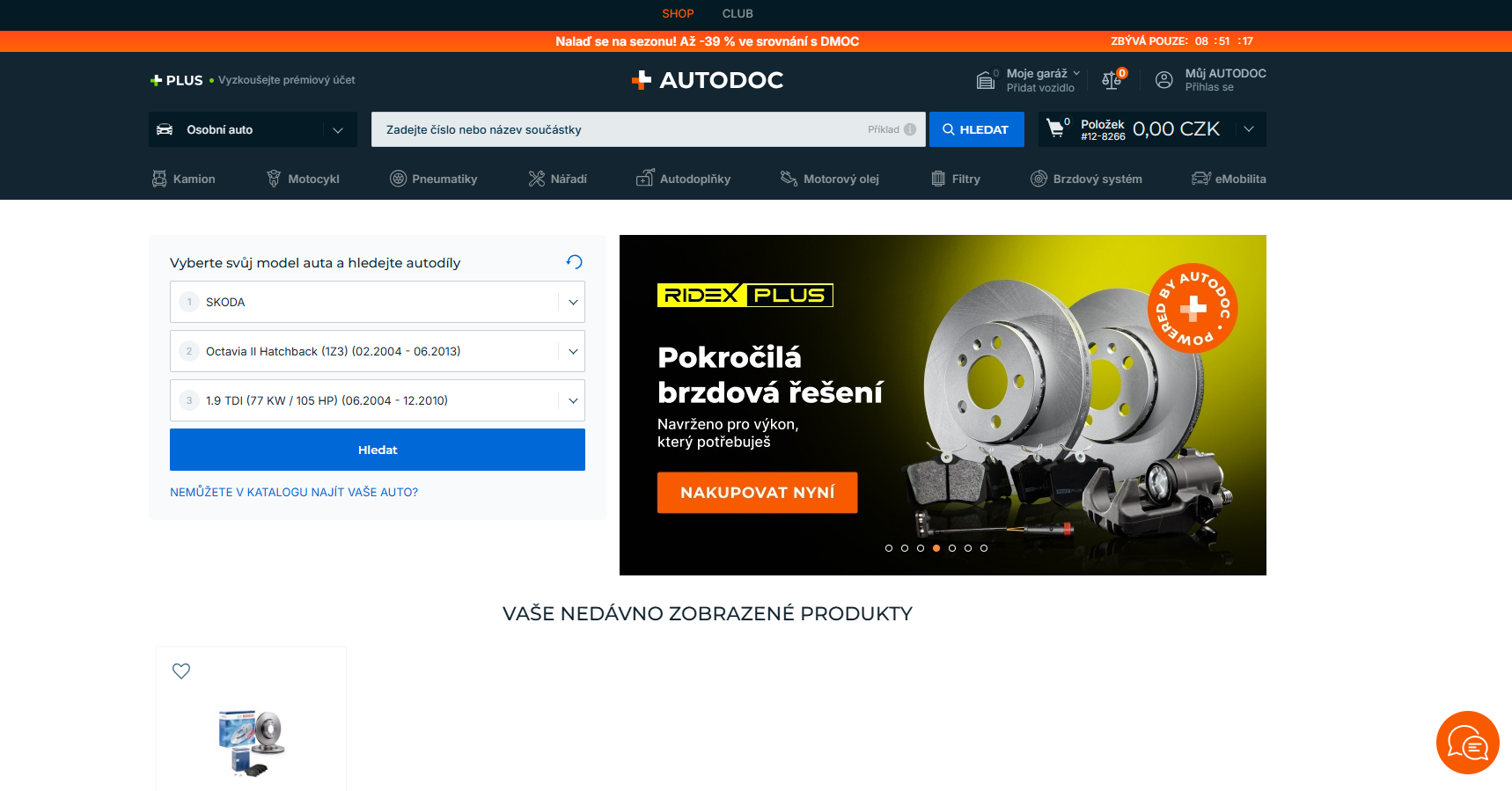 Moje recenze na AUTODOC logo