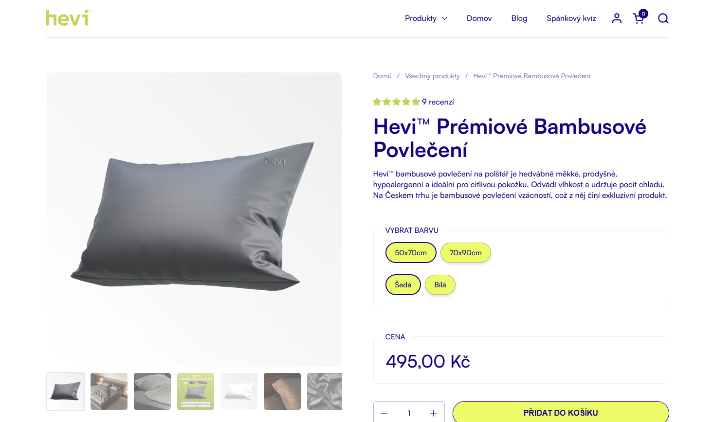Moje recenze na Hevi Prémiové Bambusové Povlečení logo