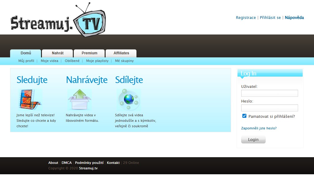 Moje zkušenost se Streamuj.tv Recenze logo