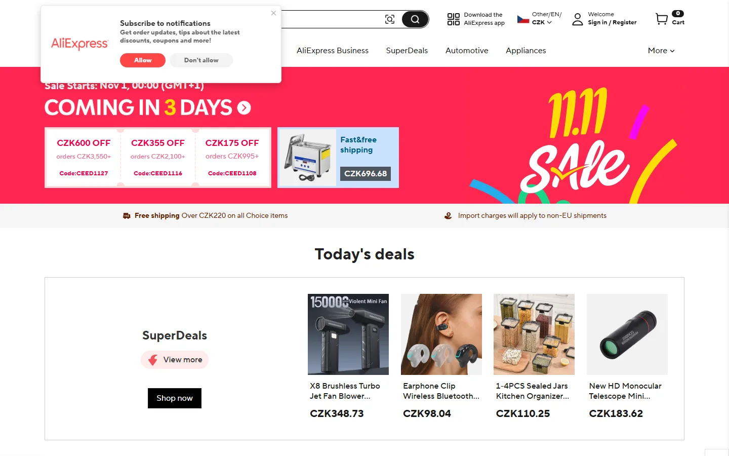 Je AliExpress bezpečný? Zkušenosti, clo 2026 a celková cena