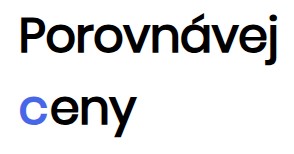 Porovnávání cen a výhodné nabídky logo